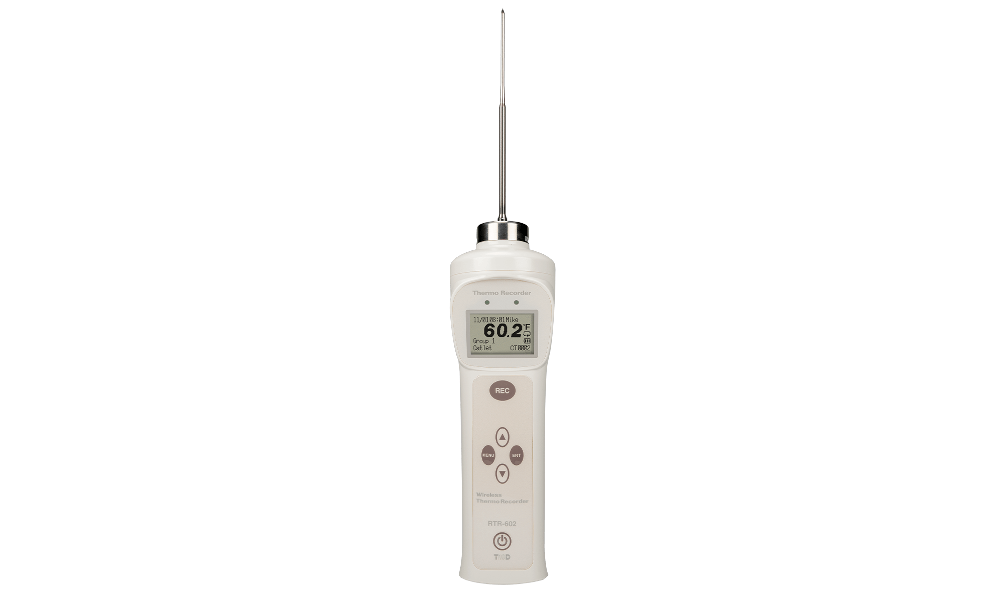 渠道	温度 1ch，Pt1000 范围	-60至250°C  通讯接口	短距离无线 传感器 类型	长圆头传感器类型 防水 能力	IP68