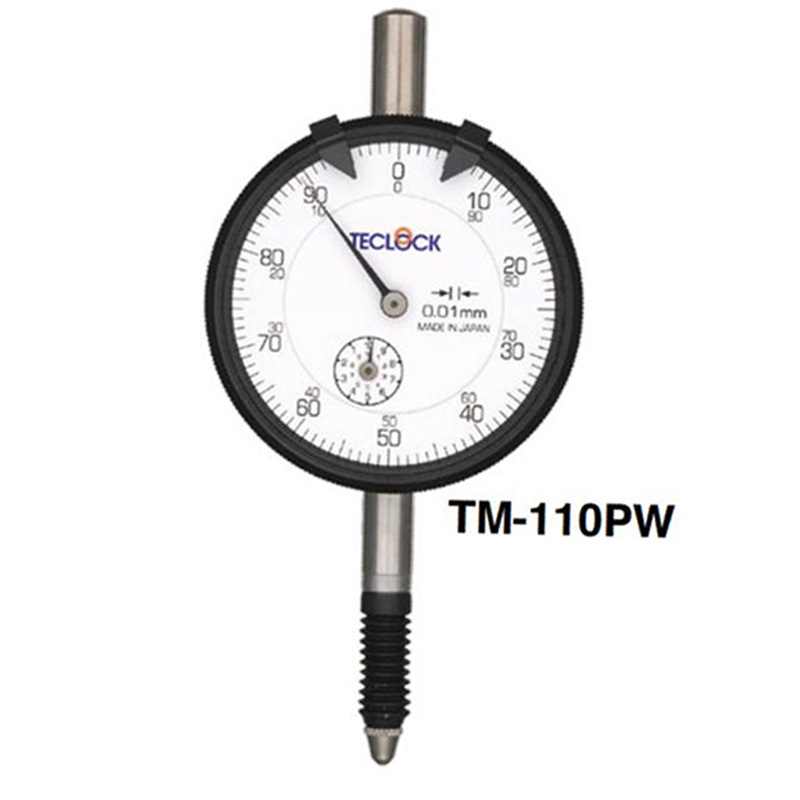 日本得乐TECLOCK防油百分表TM-110PW/指针式百分表