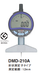 进口日本得乐TECLOCK数显深度计DMD-210A