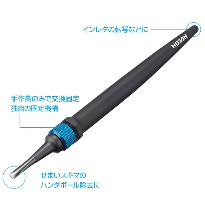 日本HOZAN宝山P-513-S ESD探针尖端P-512-S清除焊球真空吸笔原装